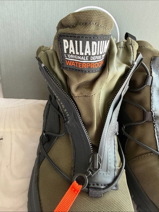 Palladium High-Top Off Grid Hi Zip Waterproof Boot in Olive Night - M 5.5 / W 7 main image 10